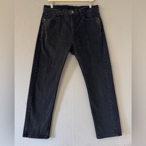 Levi's Men's Black/Dark Gray 505 Straight leg Jeans labeled 36 x30? See pics